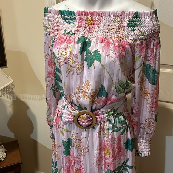 Boston Proper Boho Floral Blooms maxi Dress. Nearly New. Small. - Picture 4 of 15